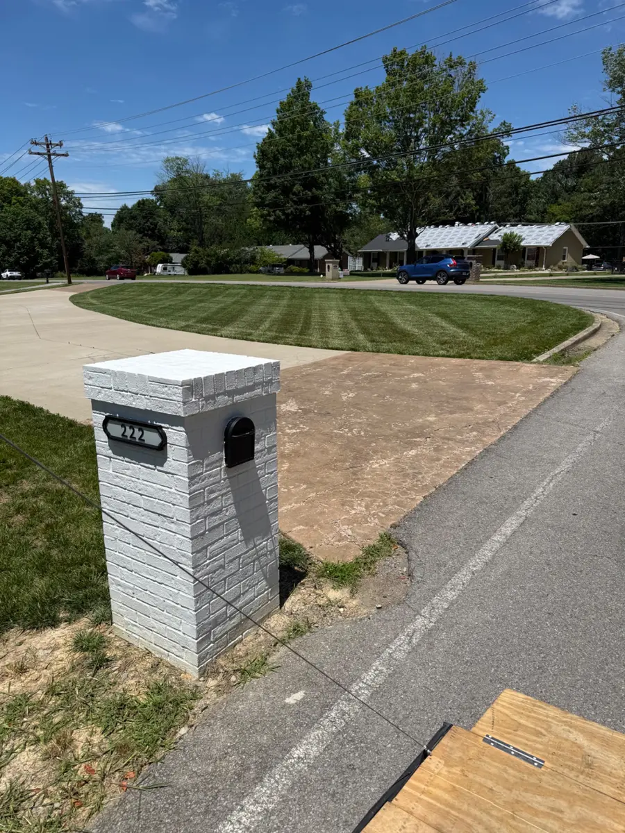 Commercial lawn maintained by T&C Lawn Care